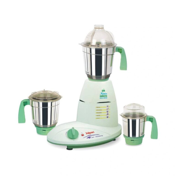 Jaipan JP_KKMG Kitchen Green Mixer Grinder with 3 Stainless Steel Jars