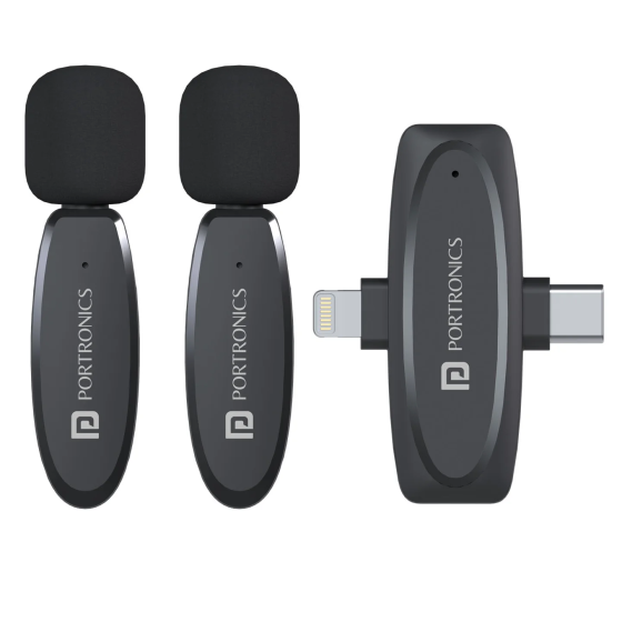 Wireless Microphones Portronics VlogMate