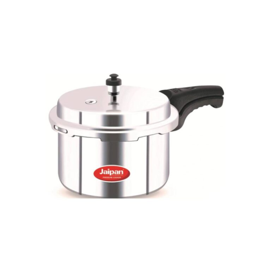 Jaipan Star Aluminium Pressure Cooker with Outer Lid, 2 Litres