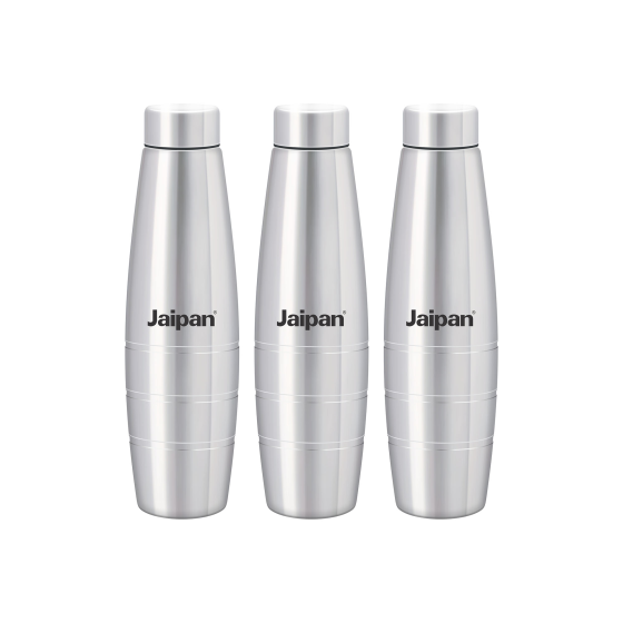 Jaipan Hydro Slim Stainless Steel Bottle 700ML (Set of 3pcs)