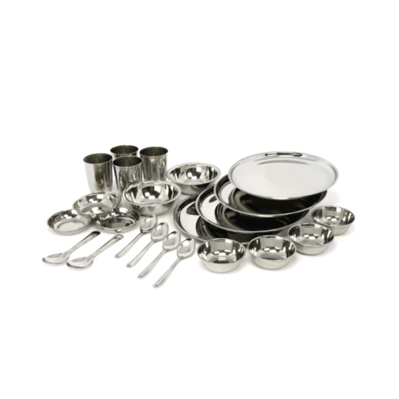 Jaipan 24 Pcs Stainless Steel Dinner Set